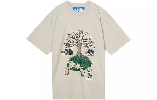 Online Ceramics X Online Ceramics Футболка унисекс, цвет белый The North Face, кремовый