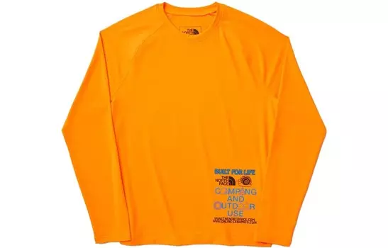 Online Ceramics X TNF X Online Ceramics SS23 Совместная серия футболка унисекс оранжевый The North Face, оранжевый