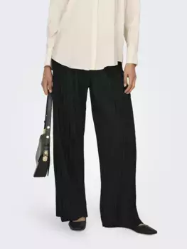 Only брюки без застежки "ONLRAVENNA PLISSE PANT NOOS JRS", черный
