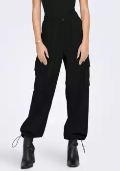 Only брюки-карго "ONLCASHI CARGO PANT WVN NOOS", черный