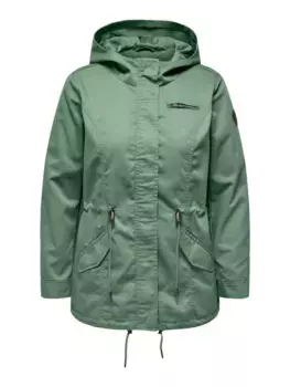 Only Carmakomaпарка "CARLORCA SPRING CANVAS PARKA OTW NOOS", с капюшоном, цвет Hedge Green
