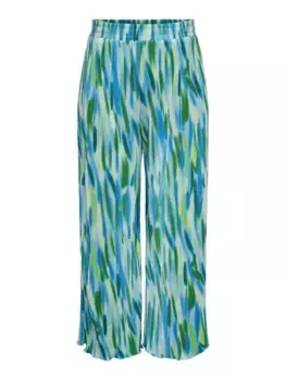 Only Carmakomaтрикотажные брюки "CARLISSETA LIFE WIDE PANT JRS", цвет Clear Sky Aop:Blur