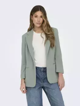 Only длинный блейзер "ONLCAROLINA LIFE 4/5 FITTED BLAZER TLR", цвет Lilypad