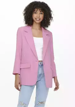 Only длинный блейзер "ONLLANA-BERRY L/S OVS BLAZER TLR NOOS", фуксия