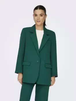 Only длинный блейзер "ONLLANA-BERRY L/S OVS BLAZER TLR NOOS", бирюзовый