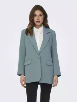 Only длинный блейзер "ONLLANA-BERRY L/S OVS BLAZER TLR NOOS", синий