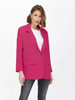 Only длинный блейзер "ONLLANA-BERRY L/S OVS BLAZER TLR NOOS", цвет Cerise