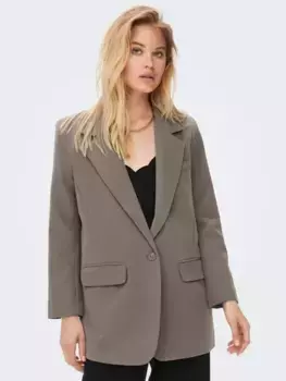 Only длинный блейзер "ONLLANA-BERRY L/S OVS BLAZER TLR NOOS", цвет Falcon