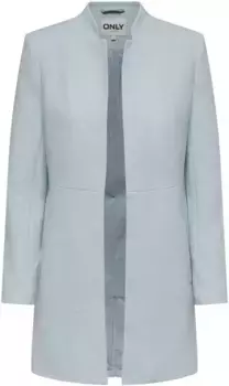 Only длинный пиджак "ONLLINEA L/S FITTED COATIGAN CC PNT", цвет Clear Sky Detail:Melange