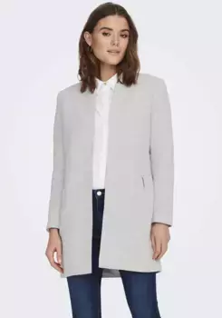 Only длинный пиджак "ONLSOHO-LINEA L/S ZIP COATIGAN CC PNT", серый