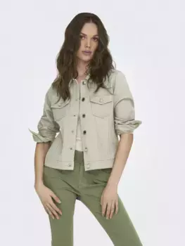 Only джинсовая куртка "ONLTIA L/S COLORED JACKET PNT RP", цвет Pumice Stone