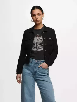 Only джинсовая куртка "ONLWESTA LS DNM JACKET CC PIM100221", черный