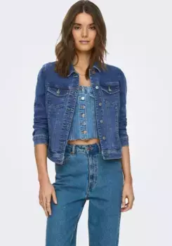 Only джинсовая куртка "ONLWONDA DNM JACKET PIM", синий