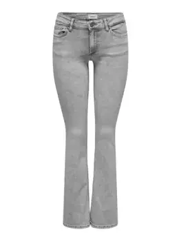 Only джинсы буткат "ONLBLUSH LW FLARED DNM TAI257", серый