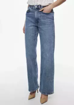 Only джинсы с высокой талией "ONLJUICY HW WIDE LEG", джинсовый