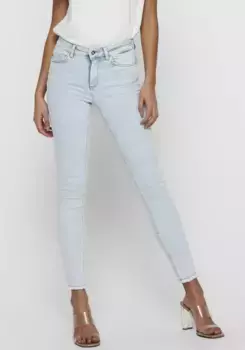 Only джинсы скинни "ONLBLUSH MID SK RW AK DNM REA298 NOOS", голубой