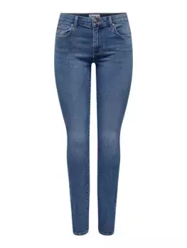 Only джинсы скинни "ONLDAISY REG BACK POC SKINNY DNM", синий