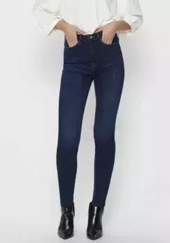 Only джинсы скинни "ONLPAOLA HW SK DNM AZGZ878", синий