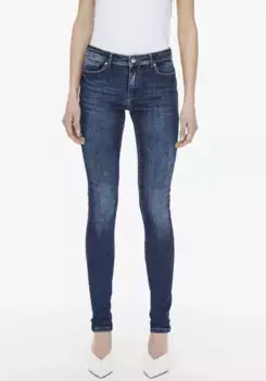 Only джинсы скинни "ONLPUSH SHAPE LIFE REG SK DNM", синий