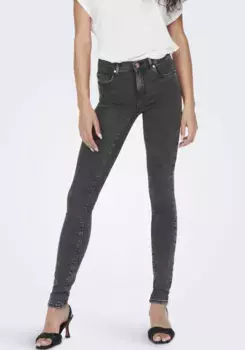 Only джинсы скинни "ONLRAIN REG SKINNY", серый