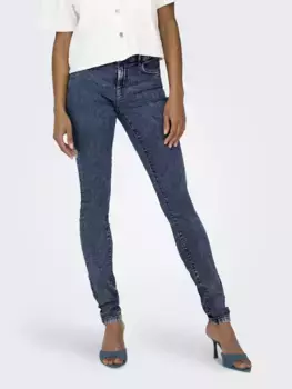 Only джинсы скинни "ONLRAIN REG WAIST SK ACD DNM PIM X", синий