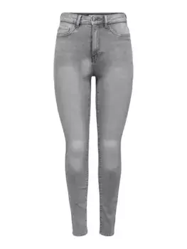 Only джинсы скинни "ONLROSE HW SKINNY DNM GUA NOOS", серый