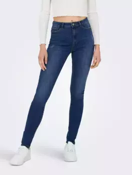 Only джинсы скинни "ONLROSE HW SKINNY DNM GUA NOOS", синий
