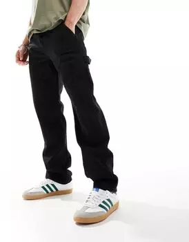 ONLY - Edge - Черные прямые джинсы