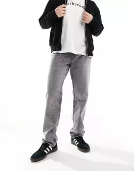 ONLY - Edge - Прямые джинсы потертого серого цвета