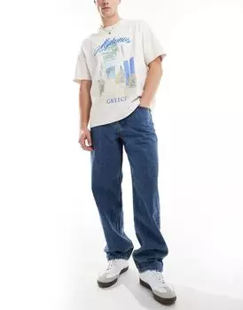 ONLY – Five – Синие джинсы широкого кроя