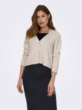 Only кардиган "ONLHAZEL LS BUTTON CARDIGAN BF KNT", цвет Pumice Stone Detail:Melange