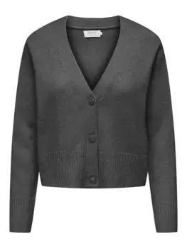 Only кардиган "ONLHAZEL LS BUTTON CARDIGAN BF KNT", серый