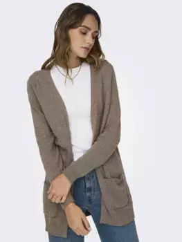 Only кардиган "ONLLESLY L/S OPEN CARDIGAN KNT NOOS", цвет Cappuccino
