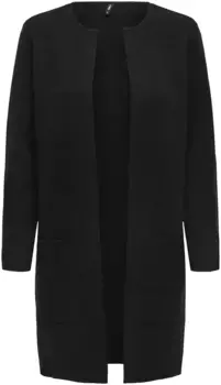 Only кардиган "ONLRIVER L/S LONG CARDIGAN KNT NOOS", черный