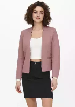 Only короткий блейзер "ONLADDY-LINEA L/S SHORT BLAZER CC TLR", цвет Withered Rose Detail:Melange