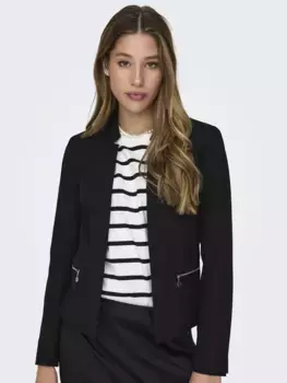 Only короткий блейзер "ONLMADDY-KOMA LS SHORT ZIP BLAZ TLR", черный