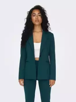 Only короткий блейзер "ONLPEACH L/S FIT BLAZER TLR NOOS", цвет Dark Sea