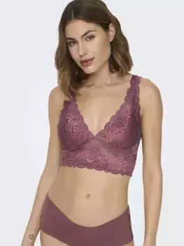 Only кружевной топ "ONLCHLOE LACE BRA NOOS ACC", цвет Dry Rose