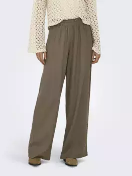 Only льняные брюки "ONLTOKYO HW LINEN BLEND ST PANT", цвет Cub