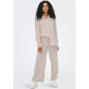 Only льняные брюки "ONLTOKYO HW LINEN BLEND ST PANT", цвет Nomad