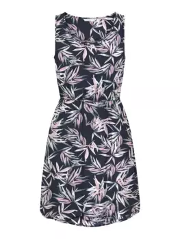 Only летнее платье "ONLNOVA LIFE S/L SARA DRESS", цвет Sky Captain Aop:476 True Leaf