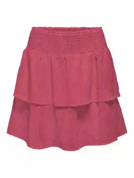 Only мини-юбка "ONLANN STAR МНОГОСЛОЙНАЯ ЮБКА ", цвет Fuchsia Purple Aop:E X Otica Graphic