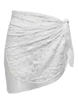 Only парео "ONLCARLA EMBROIDERED LACE SARONG", цвет Cloud Dancer