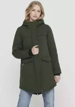 Only полупальто "ONLMAASTRICHT PARKA JACKET", зеленый