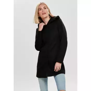 Only полупальто "ONLSEDONA LIGHT COAT OTW NOOS", черный