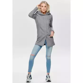 Only полупальто "ONLSEDONA LIGHT COAT OTW NOOS", серый