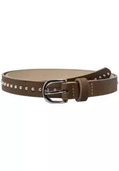 Only ремень с шипами "ONLKENDALL STUDDED PU JEANS BELT ACC", цвет Otter Detail