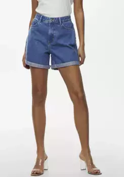 ONLY Shorts "ONLVEGA HW MOM DNM SHORTS NOOS", джинсовый
