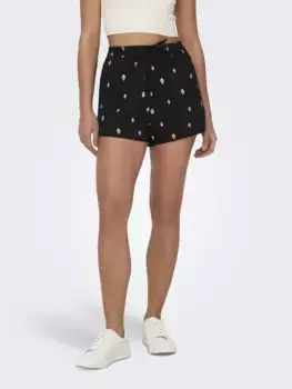 ONLY Шорты "ONLNORA LIFE LOOSE BELT SHORTS PTM", черный