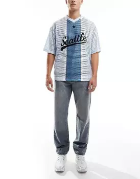 Only & Sons – Edge – Серые джинсы прямого кроя